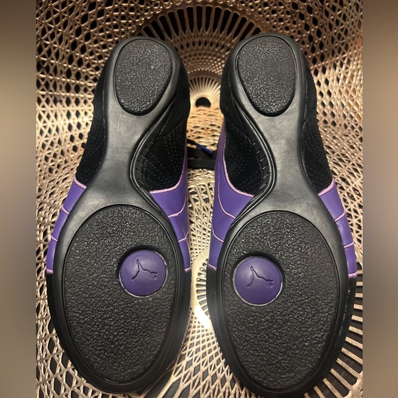 Puma Women's Etoile Black Suede with Lavender Highlights NWOT’s - Picture 11 of 12